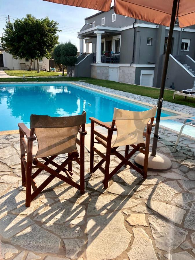 Sunlit Pool House Villa Posidhonia  Ngoại thất bức ảnh